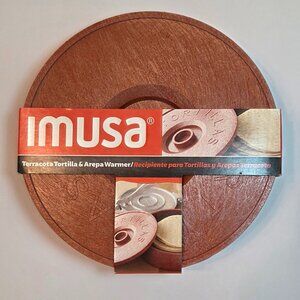 Terracotta Tortilla & Arepa Warmer, Fits 8-10" tortillas, Microwave Safe